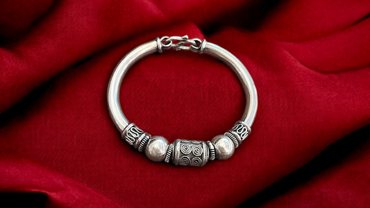 Bold Thai Silver Bracelet