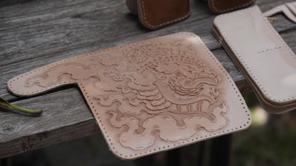 "Artful Yak" - Handcrafted Leather Wallet