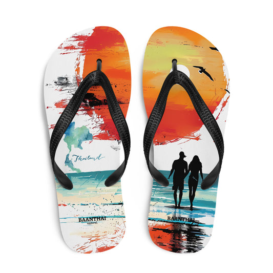 "Thailand Sunset" Flip-Flops