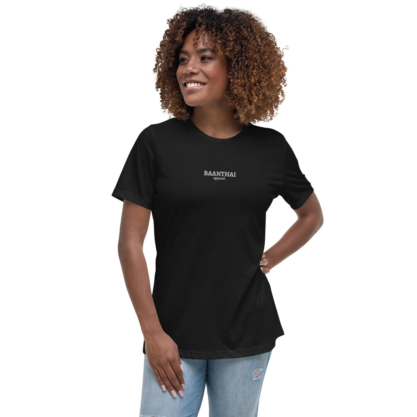 "Golden Lotus" Women's Tee - Black