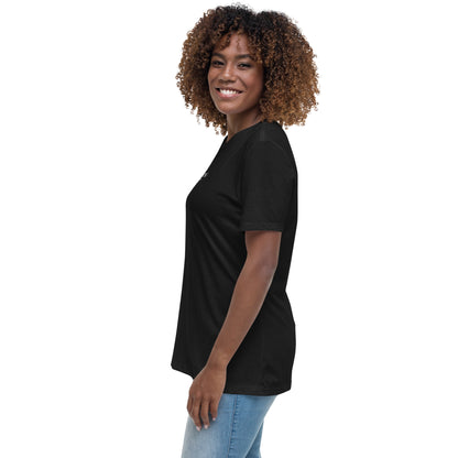 "Golden Lotus" Women's Tee - Black